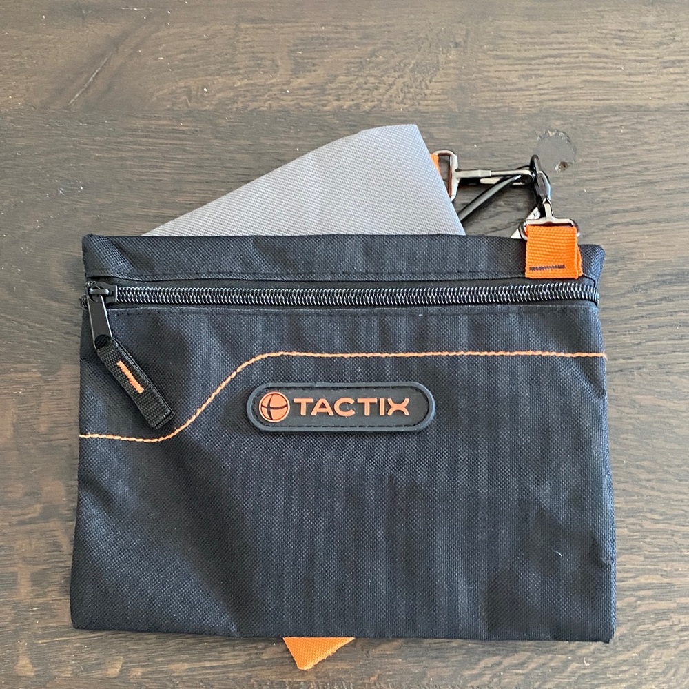 Black and Orange Tool Pouch